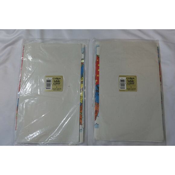 Vintage C.A. Reed SESAME STREET 52" x 96" Paper Party Tablecloth 1984 Unused (2) - Picture 5 of 6